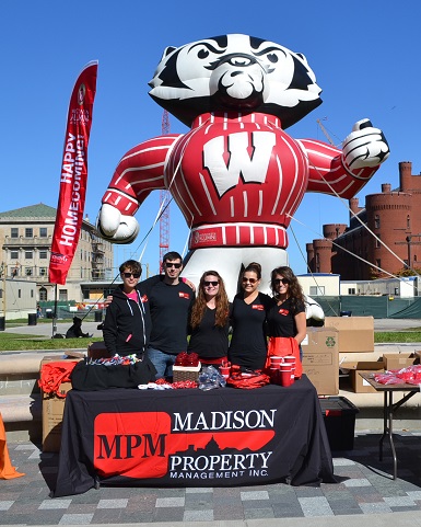 MPM Employees providing information at a local campus event