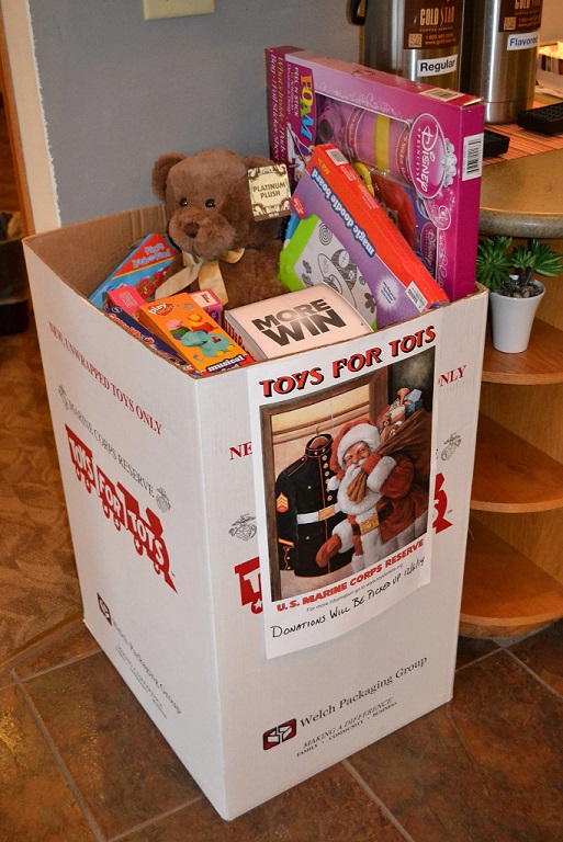 Toys for Tots donations